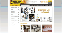 Desktop Screenshot of goldenmills.com